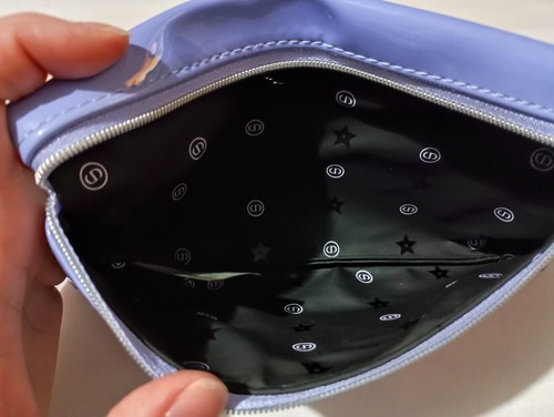 Dior Blue Purple Ombre Makeup Cosmetic Bag Pouch - Picture 7 of 15