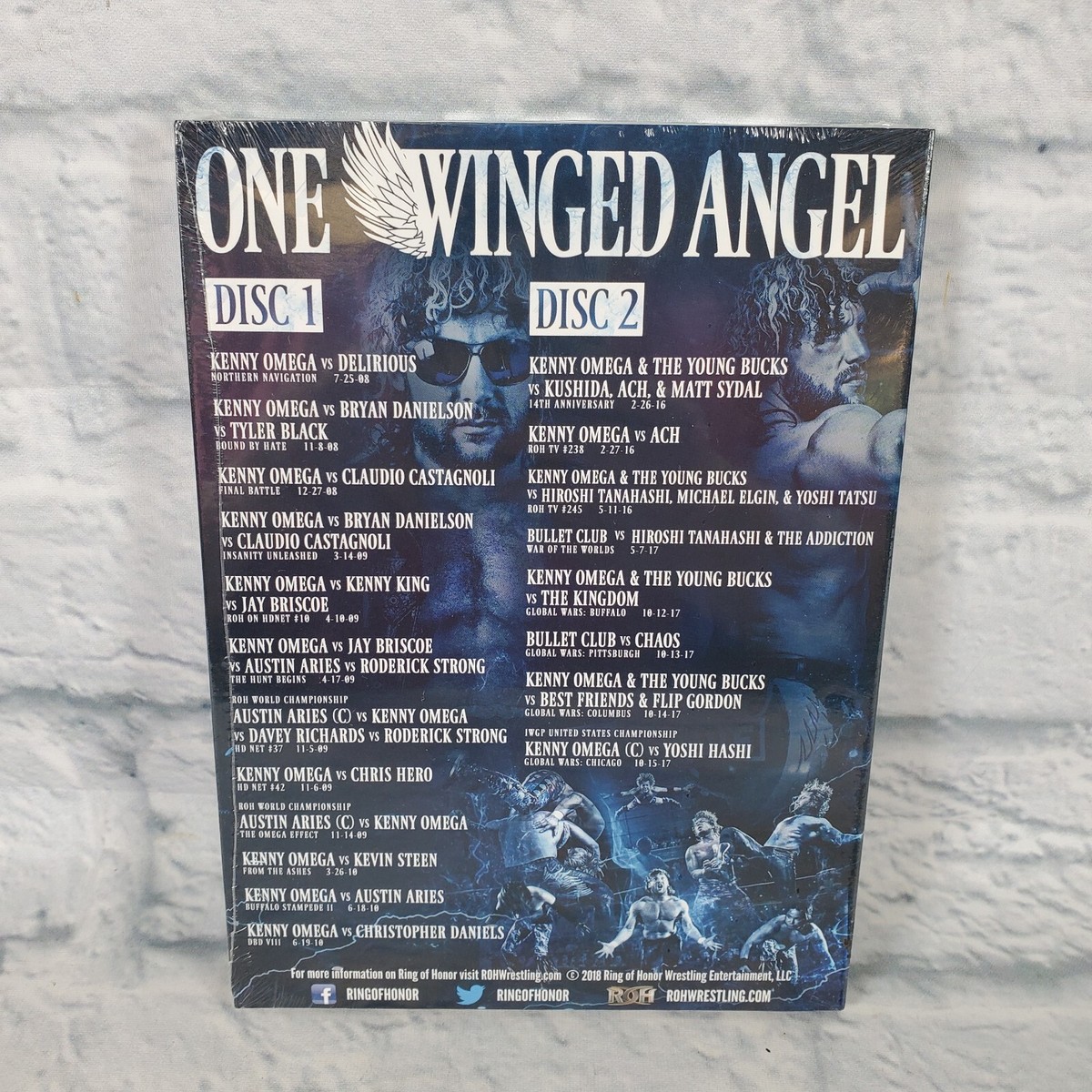 【送料込】DVD ケニー・オメガ One Winged Angel （2枚組） ROH One Winged Angel DVD 2 Disc Set Wrestling NEW | eBay