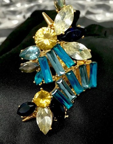 Anillo de Cóctel Erickson Beamon Cristal Tono Oro Joyería Multicolor 7 - Imagen 7 de 7