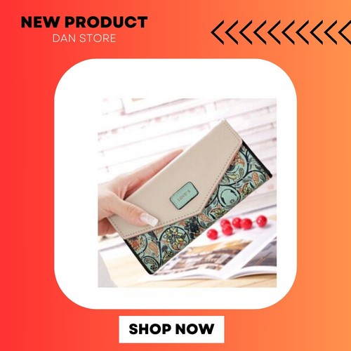 Geldbörse Vogel Vögel Fossil Damen Reißverschluss Kalbsleder beschichtet Canvas blau Clutch - Bild 5 von 16