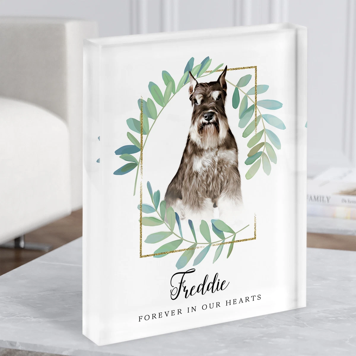 Schnauzer memorial store gifts