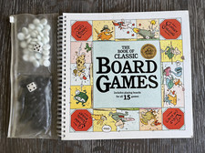Book Of Classic Board Games 1991 Sid Sackson Klutz Parents Choice Award & Pieces