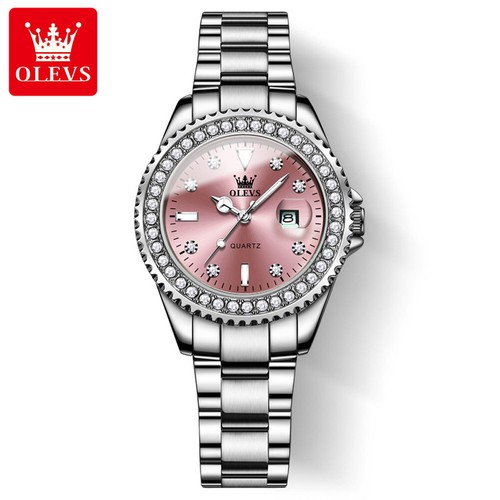 OLEVS New Luxury Women's Watches Quartz Watch Waterproof Luminous Wristwatches - Picture 14 of 28