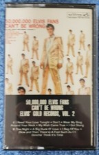 Elvis Presley 50,000,000 Fans Can't Be Wrong Vol 2 Cassette - Brand New