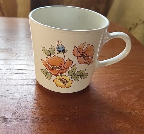 Piatto insalata pranzo in pietra angolo giardino reale Corning set vintage da 6 e 1 tazza - Foto 11 di 11