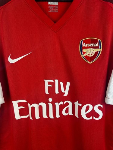 Arsenal Jersey Home football Soccer shirt 2008 - 2010 Nike Men Size L ig93 - Picture 5 of 13