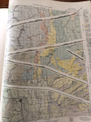 Antique 1906 US Geological Atlas Redding California Folio Maps - Picture 5 of 6