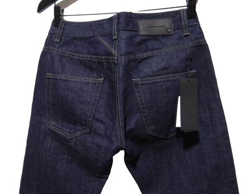 Jeans blu PORSCHE DESIGN uomo taglia 29x32 5 tasche zip mosca nuovo con etichetta NUOVO - Foto 3 di 17