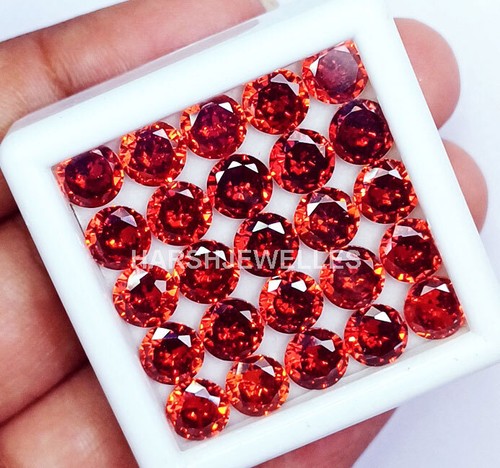 Natural Mixed Color Sapphire Round Cut 5 to 6 MM Loose Gemstone Certified H305 - Picture 27 of 127
