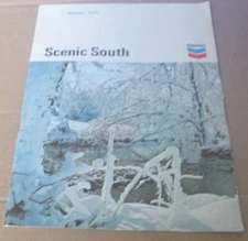 Vintage SCENIC SOUTH Magazine Chevron Oil CO Winter 1971 Daniel Boone
