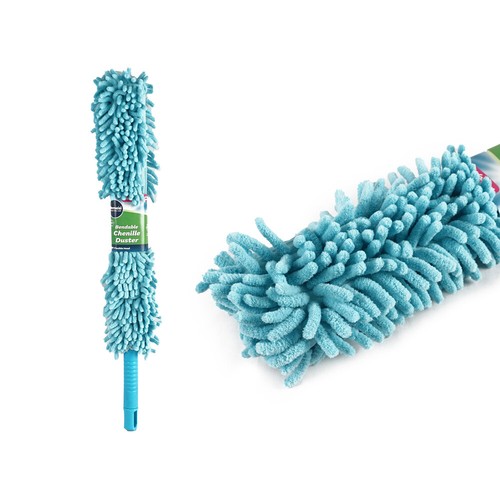 4x kemasi Multipurpose Bendable Chenille Duster Bathroom Kitchen Cleaning - Picture 3 of 3