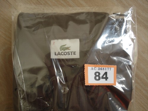 Men's/teenage Genuine LACOSTE Sport Black Long Sleeve Polo Shirt Size S/XS Slim - Picture 18 of 18