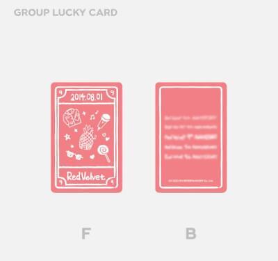 Red Velvet 9th ANNIVERSARY OFFICIAL MD GOODS LUCKY CARD SET Red Velvet 9th ANNIVERSARY OFFICIAL MD GOODS LUCKY CARD SET