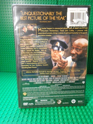 NEW - The Green Mile (DVD, 1999) Tom Hanks Michael Clarke Duncan SEALED!!! - Picture 2 of 2