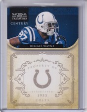 Reggie Wayne 2012 Panini National Treasures Century Silver /25