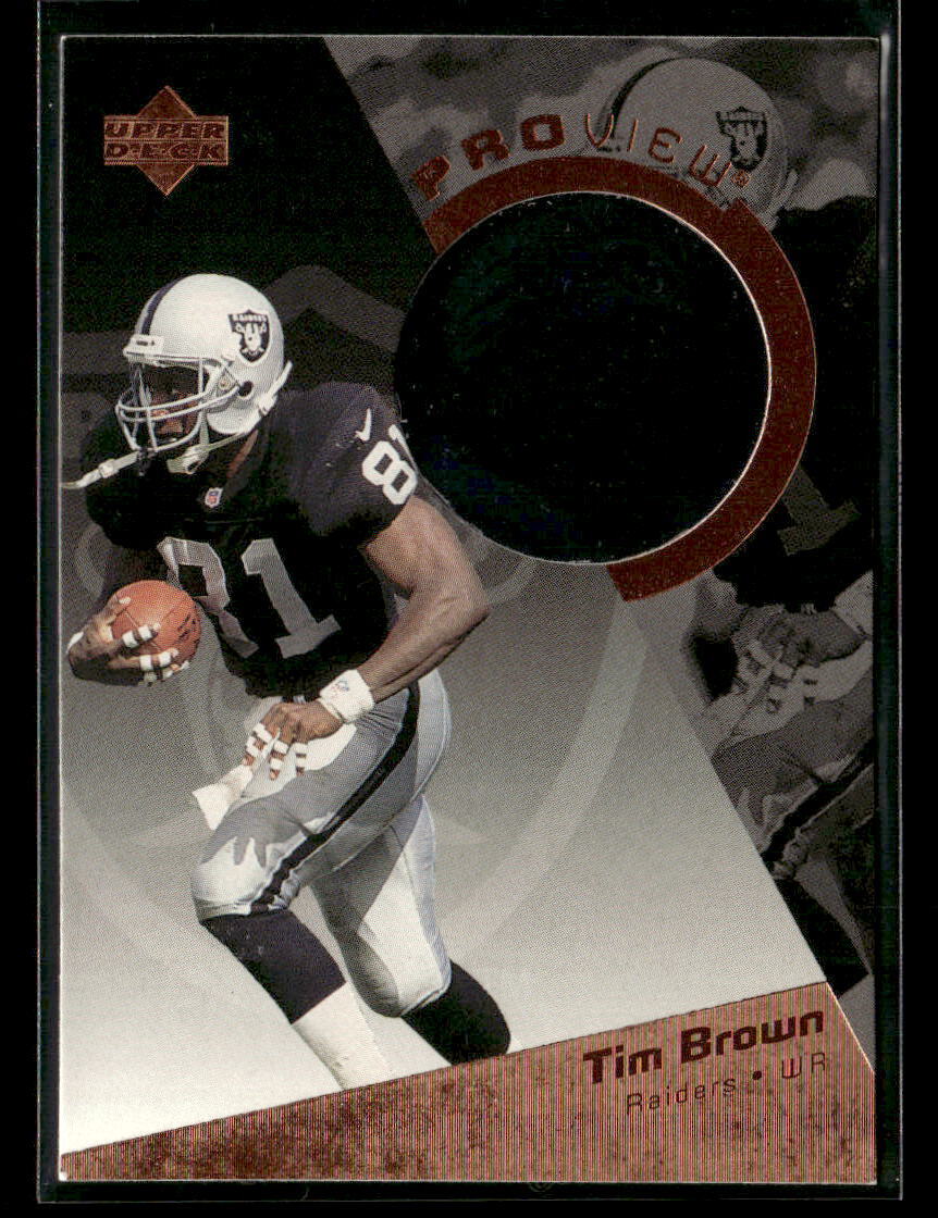 Tim Brown 1996 Upper Deck #PV37 Proview Oakland Raiders