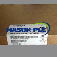 6ES7412-1XF03-0AB0 SIEMENS SIMATIC S7-400 CPU 412-1 Brand New Box!Spot Goods Zy