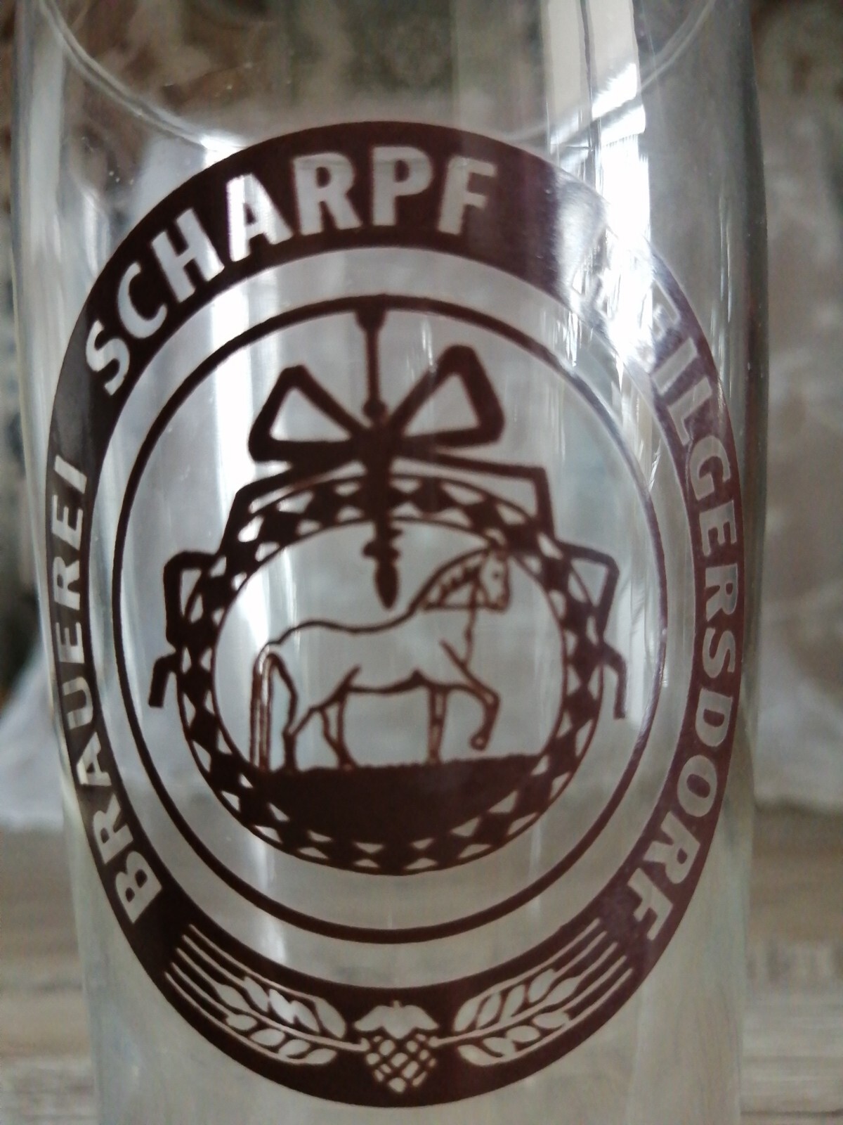 Bierglas Brauerei Scharpf Heilgersdorf 0,25 Liter Willibecher | eBay
