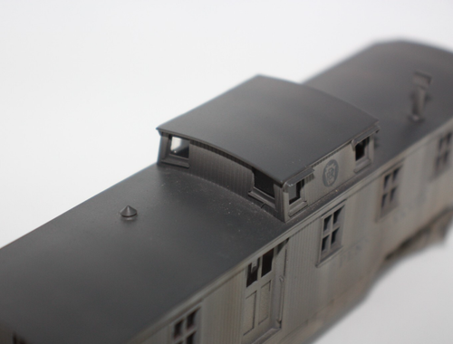 Scala HO Ottone PRO Personalizzato Hobbies PRR MoW Caboose - Grigio RARO - Foto 13 di 19
