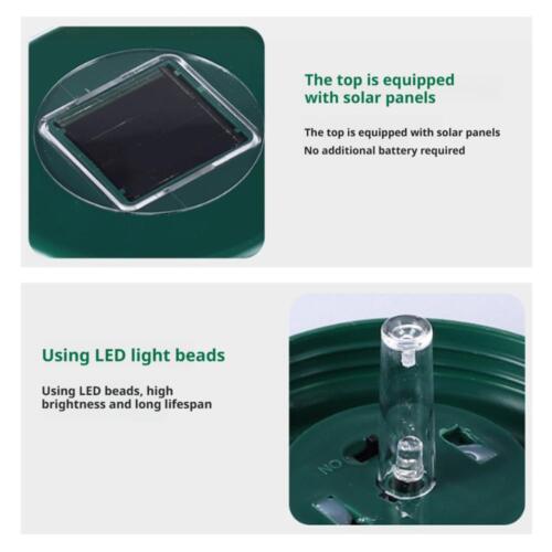 Solar Fruit Fly Traps Outdoor Hanging Orchard Bee Catcher Insect Killer X7S3 - Picture 6 of 18