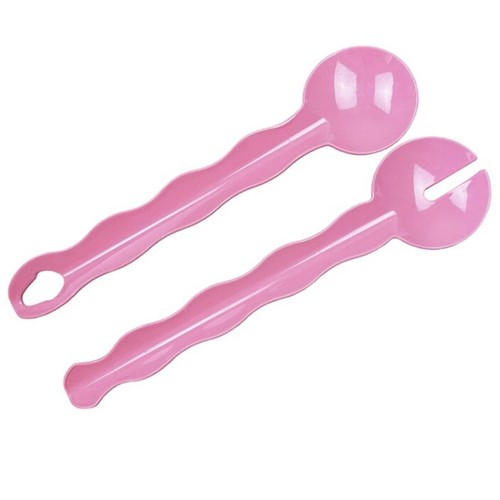 Tupperware Alfredco Salad Servers Pink Can Be Used As Tongs