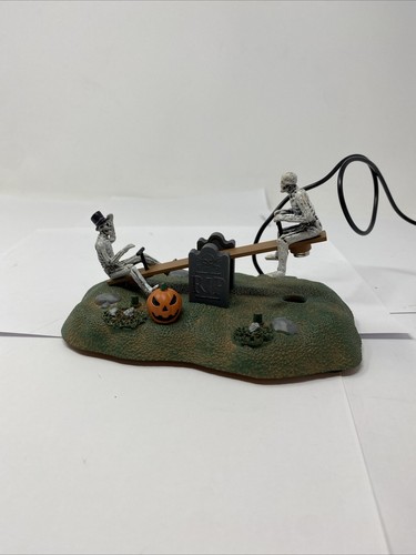 Lemax Spooky Town Tombstone See-Saw