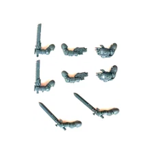 40k Space Marines Sternguard Sword, Power Fist, and Pistol Bits x8