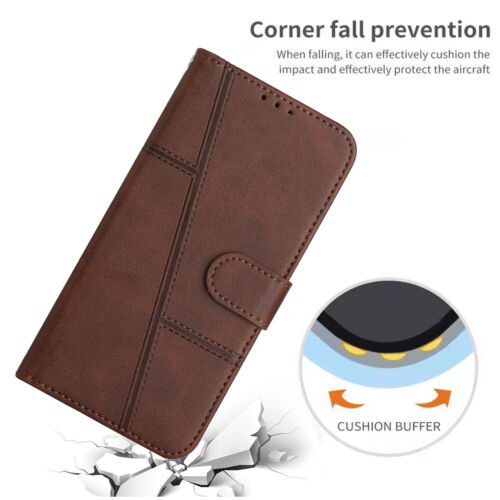 For Motorola Moto G04 G24 G34 G Play 5G 2024 5 5G 2024 Leather Flip Wallet Case - Picture 6 of 18
