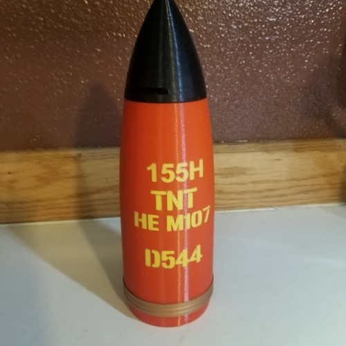 3D Printed 75mm Deskpen Holder Multiple Stencil Options Fits 75mm Salute Casing - Picture 22 of 22