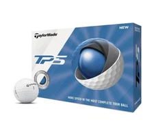 TaylorMade TP5 Golf Balls - White (One Dozen) (M7152701) (Brand New in Box)