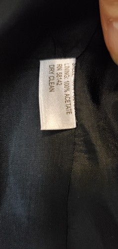 Anthracite by Muse Blazer Black with Beaded Trim Size 14 Petite - Picture 4 of 8