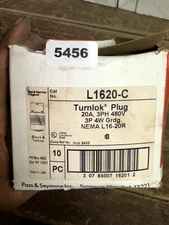 Pass & Seymour L1620-C Turnlok Connector 20 A Pack of 10