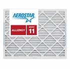 Aerostar 13x21 1/2x1 MERV 11 Furnace Air Filter, 6 Pack