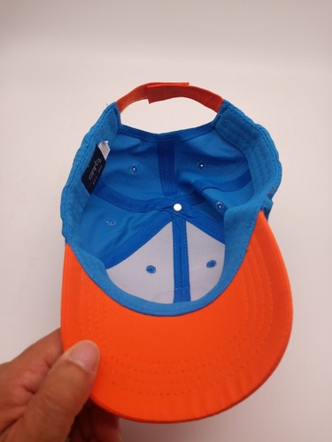 Cappello PGA Junior League Ragazzo Blu Arancione Cinghia Schiena Regolabile Golf Cap - Foto 7 di 8