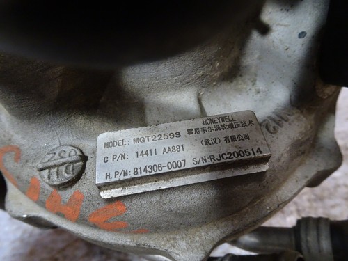 Turbocompresor Subaru WRX FORESTER 2.0 2014-2021 MGT2259S 814306-0007 - Imagen 12 de 14