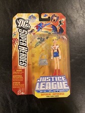 Mattel DC Super Heroes Justice League SUPERGIRL 3.5" Action Figure NEW 2005