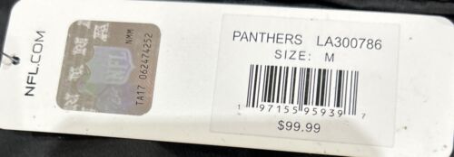 NFL Carolina Panthers Football team apparel Pull Over 1/3 zip Jacket M - Picture 4 of 4