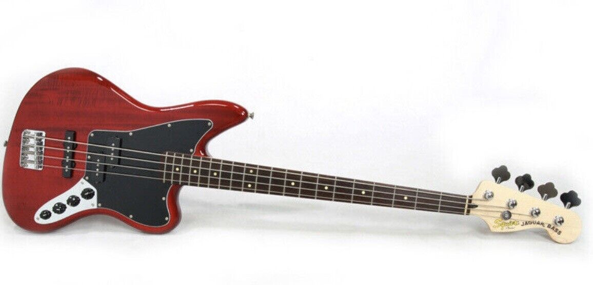 Squier Jaguar bass fender 4 strings red | eBay Squier Jaguar bass fender 4 strings red | eBay