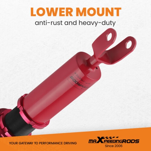 24 Damping Levels Coilovers Shocks for Honda Accord DX/EX/LX CD5 CD7 CB7 90-97 - Picture 2 of 12