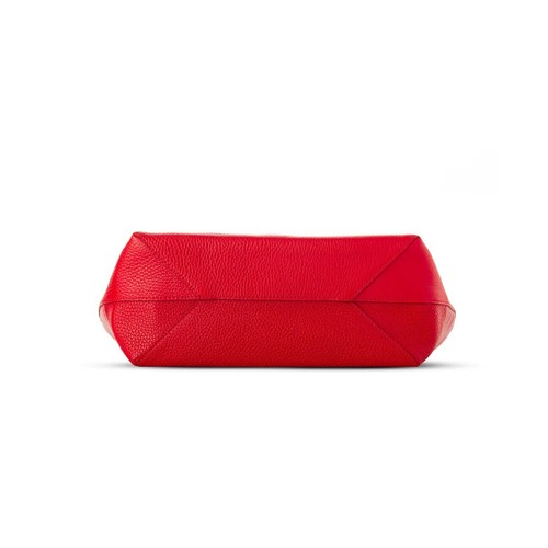 Bolso de hombro de cuero italiano genuino rojo/totalmente nuevo - Imagen 5 de 7