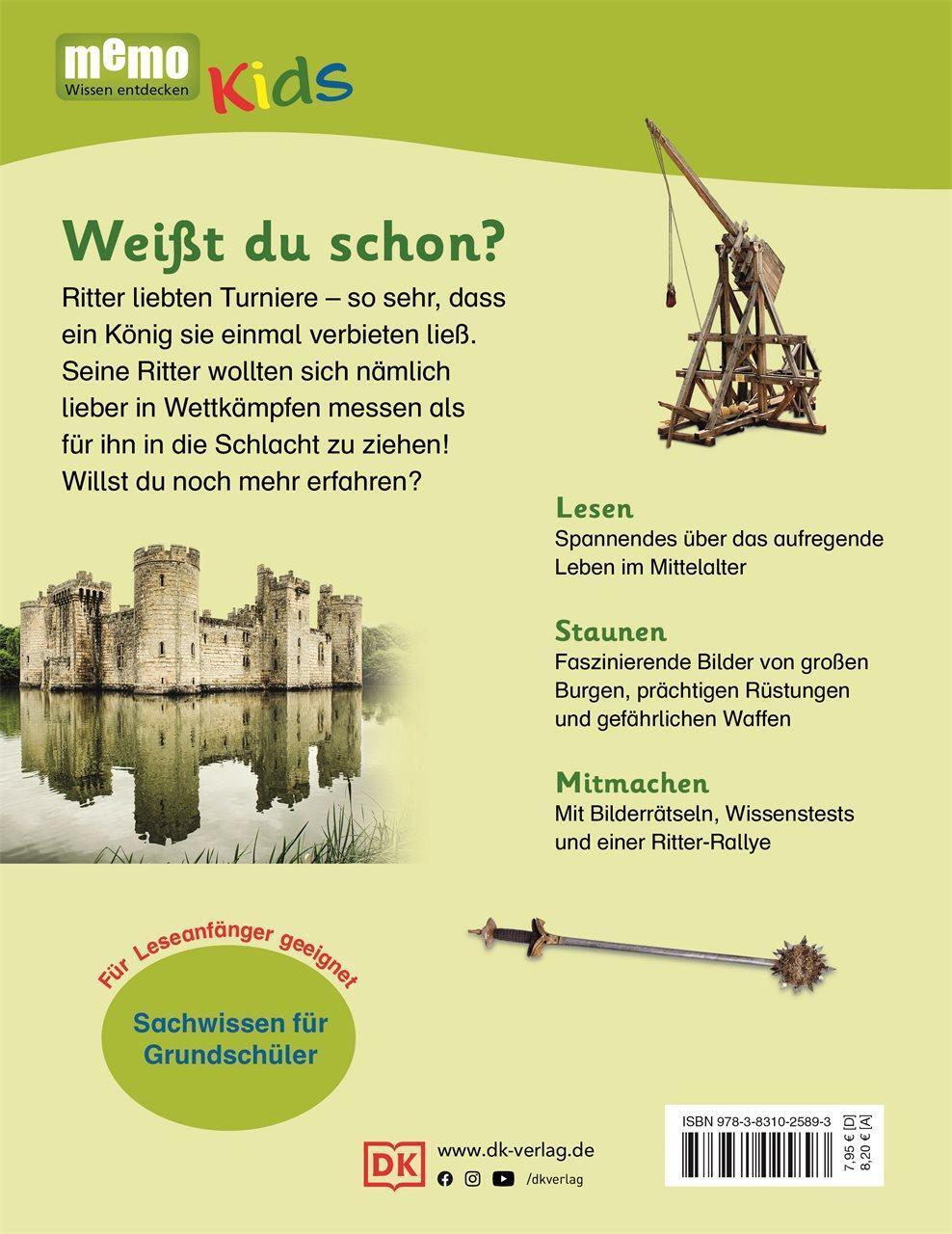 Thumbnail - Memo Kids. Ritter Und Burgen | Dk Verlag - Kids | Buch | Memo Kids |