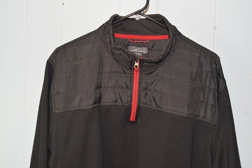 Eddie Bauer Fit Active FreeDry Longsleeve Quarter Zip Top Black XL - Bild 3 von 5