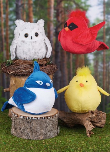 Simplicity Very Easy SEWING PATTERN S9972 Plush Toy Birds - Picture 2 of 8