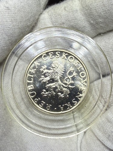 1955 Proof Czechoslovakia 10 Korun Original Mint Capsule Gem Proof F3 - Picture 4 of 5