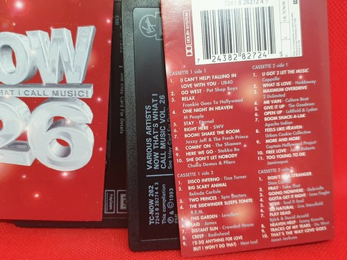 Various - NOW 26 (Double) (1993) Cassette RARE (VG+) - Picture 2 of 2