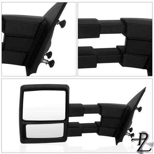 Towing Mirrors for Ford F150 2004-2014 Manual Black Pair Set - Bild 6 von 8