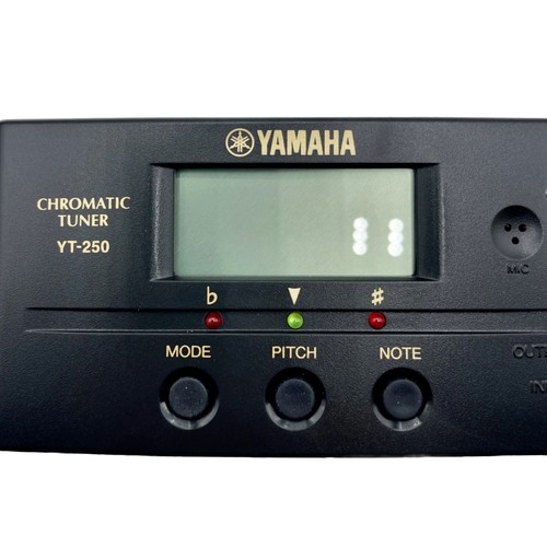 Yamaha chromatischer Instrumenten-Tuner YT-250 TR A0: 27 Hz ~ C8: 4186Hz PS 435Hz ~ 446Hz - Bild 6 von 17