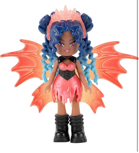 Bambola Royale High Fire Fairy 3 pollici con codice oggetto virtuale e accessori nuova - Foto 5 di 7