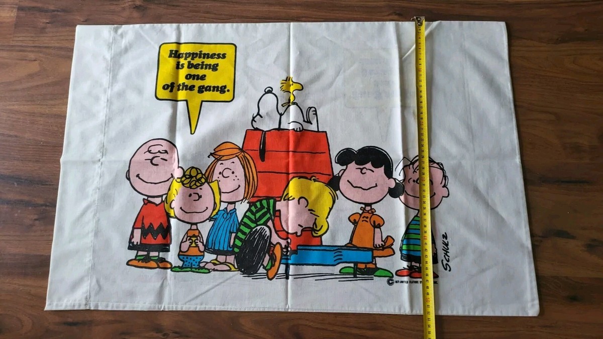Snoopy Peanuts Vintage Pillowcase | eBay