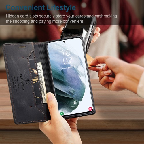 Case for Samsung S23 S24 S20 FE A34 A14 Magnetic Leather Wallet Card Phone Cover - Picture 19 of 80